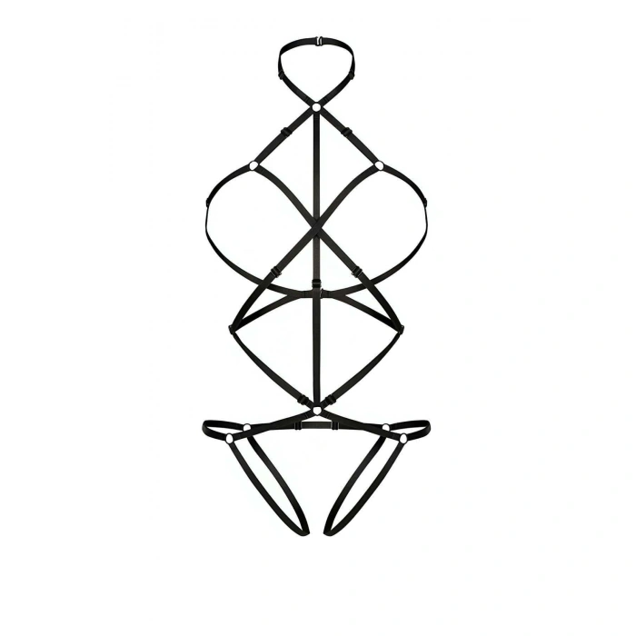 Vücudu Saran Seksi Harness - Brf37