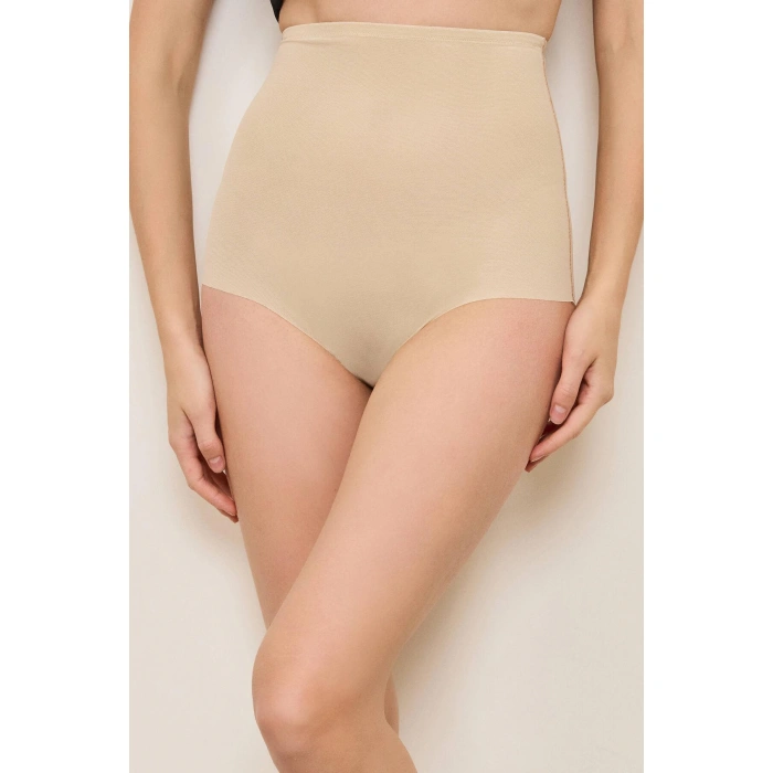 Yüksek Bel Sıkılaştırıcı Ten Rengi Külot Korse