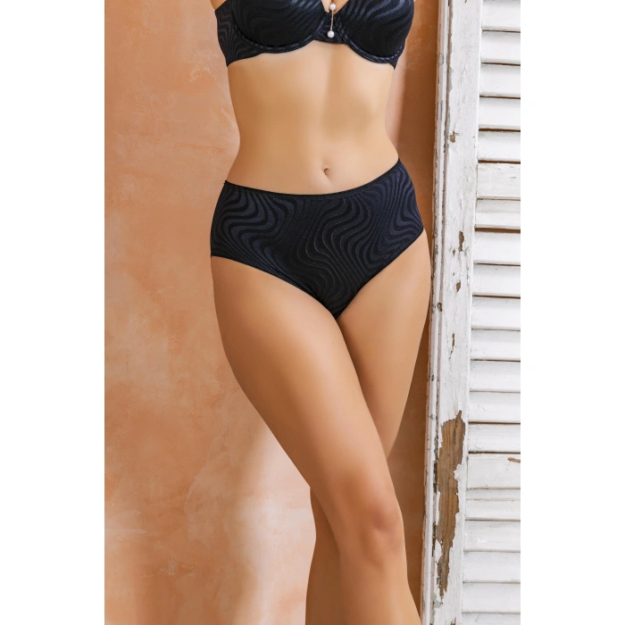 Yüksek Bel Slip Külot Siyah (brf22071)