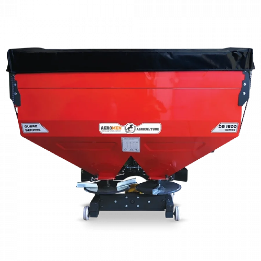 Yörükoğlu 1500 lt Çift Diskli Gübre Serpme Makinesi