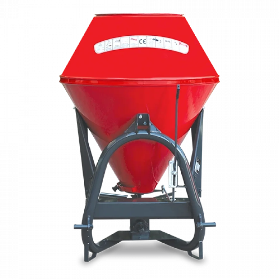 Yörükoğlu 350 lt Kapalı Tip Gübre Serpme Makinesi