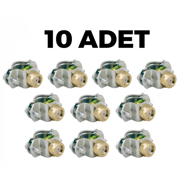 Ramagri İlaçlama Kelepçeli Demir Meme (10 Adet)