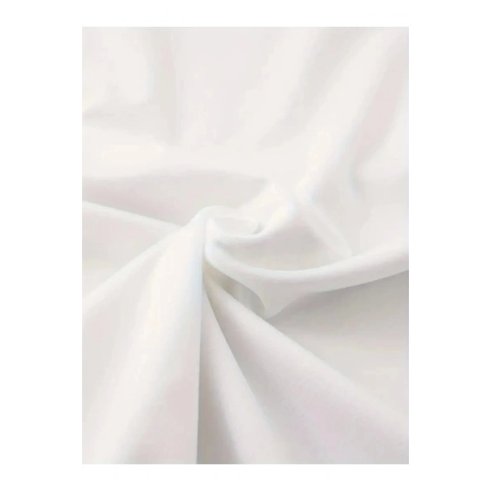 Baskılı Oversize Bisiklet Yaka T-shirt - Beyaz