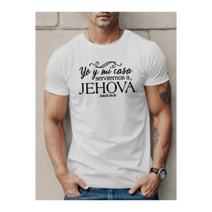 Bupel Erkek Jehova Baskılı Süprem T-shirt