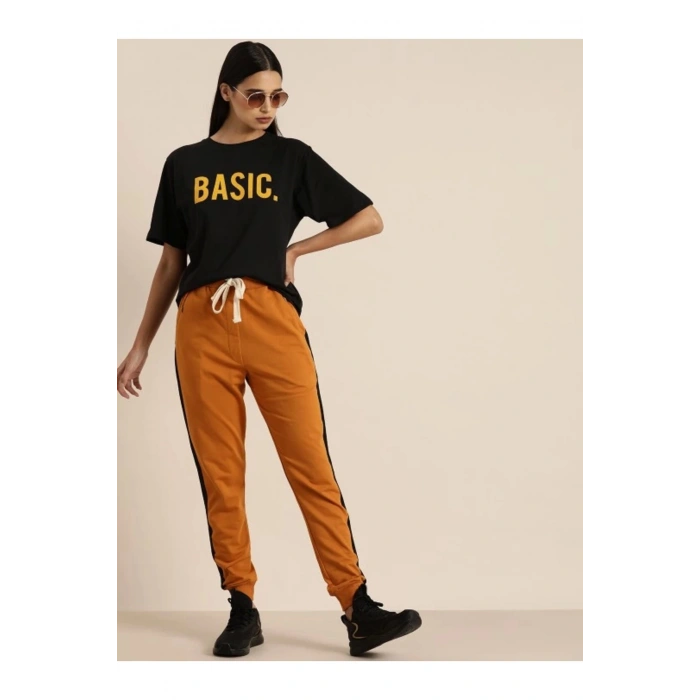 Baskılı T-shirt - Siyah
