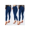 Yüksek Bel Likralı Jean Pantolon 90 Cm