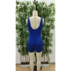 Kadın Kare Yaka Sırt Dekolte Detay Dalgıç Bodycon Mini Tulum