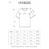 Unisex Bisiklet Yaka Baskılı Oversize T-Shirt - Siyah