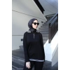 Kadın Uzun Kollu Ribana Ve Fermuar Detay Bluz Ve Yüksel Bel Pantolon 2li Takım