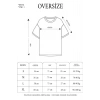 NİDAM BUTİK Unisex Bisiklet Yaka Baskılı Oversize T-Shirt - Siyah