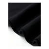 Baskılı Oversize Bisiklet Yaka T-shirt - Siyah
