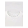 Baskılı Oversize Bisiklet Yaka T-shirt - Beyaz