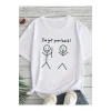 munn collection Baskılı Oversize Bisiklet Yaka T-shirt - Beyaz