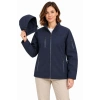 Su Geçirmez Softshell İçi Polar Astarlı Çıkarılabilir Kapüşonlu 4 Cepli Mont Ceket - Lacivert