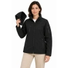 Su Geçirmez Softshell İçi Polar Astarlı Çıkarılabilir Kapüşonlu 4 Cepli Mont Ceket - Siyah