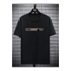 Baskılı Oversize Bisiklet Yaka T-shirt - Siyah