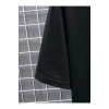 Baskılı Oversize Bisiklet Yaka T-shirt - Siyah