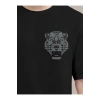 Erkek Baskılı Oversize T-shirt - Siyah