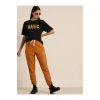 Baskılı T-shirt - Siyah