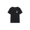 Baskılı T-shirt - Siyah