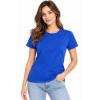 Kadın Basic Tişört Bisiklet Yaka Kısa Kol Günlük Yazlık Slim fit T-Shirt