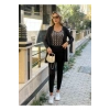 Kadın Uzun Kollu Krep üçlü Takım