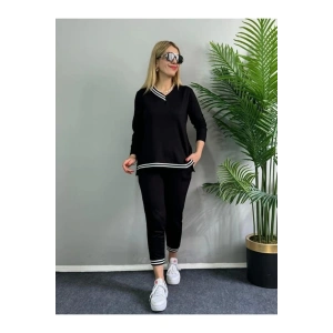 Kadın Yeni Sezon Uzun Kollu Ribana Detay Ikili Takım