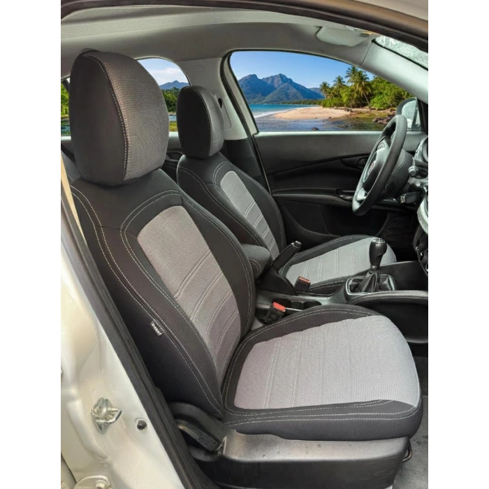 FİAT EGEA-ÖZEL DİKİM-K630 JAKAR-SİYAH DERİ