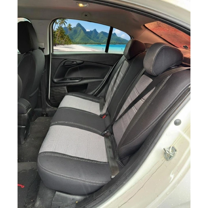 FİAT EGEA-ÖZEL DİKİM-K630 JAKAR-SİYAH DERİ