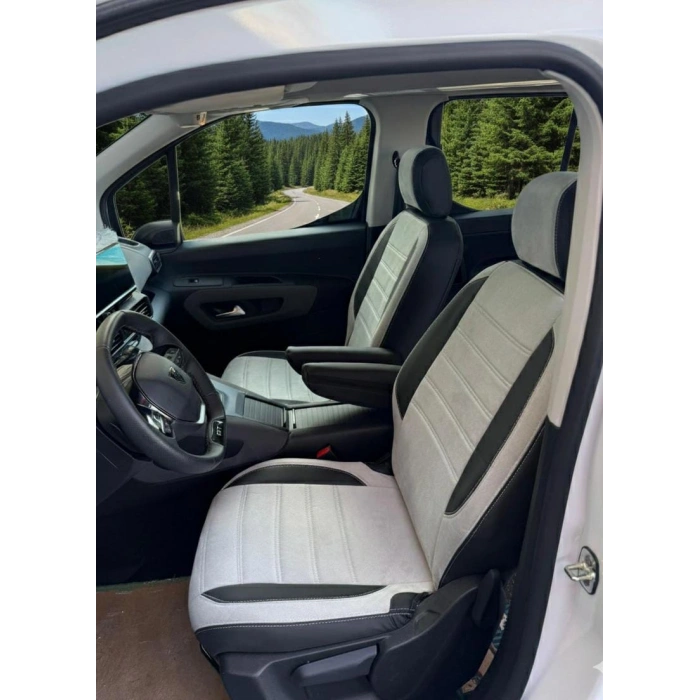 PEUGEOT RIFTER-A GRİ TAYTÜYÜ -SİYAH DERİ