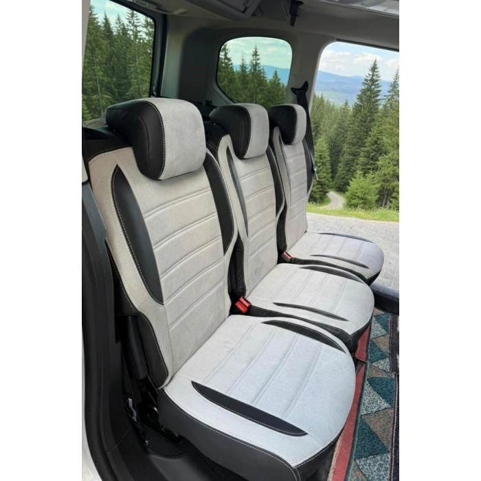 PEUGEOT RIFTER-A GRİ TAYTÜYÜ -SİYAH DERİ