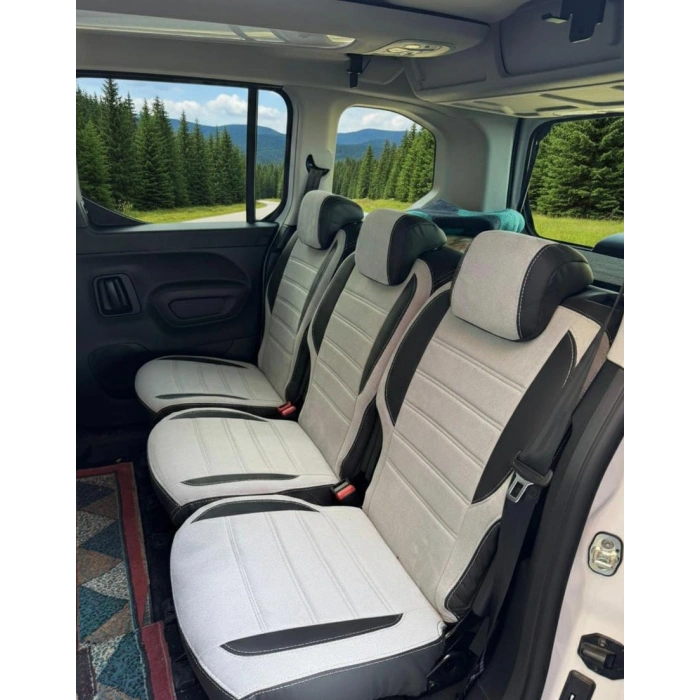 PEUGEOT RIFTER-A GRİ TAYTÜYÜ -SİYAH DERİ