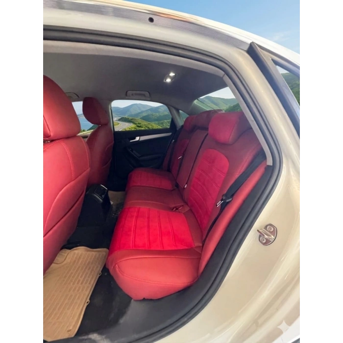 AUDİ A4 - KIRMIZI TAYTÜYÜ - 260 (BORDO) DERİ - ÖZEL DİKİM