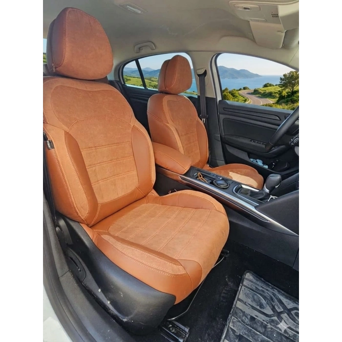 MEGANE 4 - TABA TAYTÜYÜ - 320(TABA) DERİ - ÖZEL DİKİM