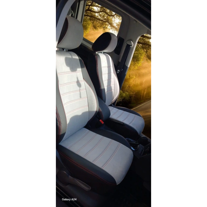 CADDY - KENAR 900 SİYAH DERİ -ORTA A GRİ TAY TÜYÜ