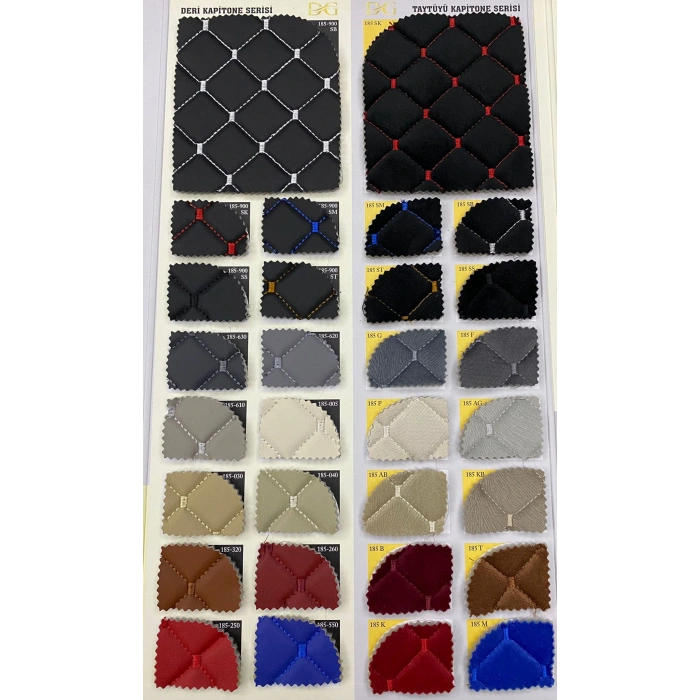 FİAT TOFAŞ TEMPRA- ORTA K GRİ TAYTÜYÜ - KENAR SİYAH DERİ