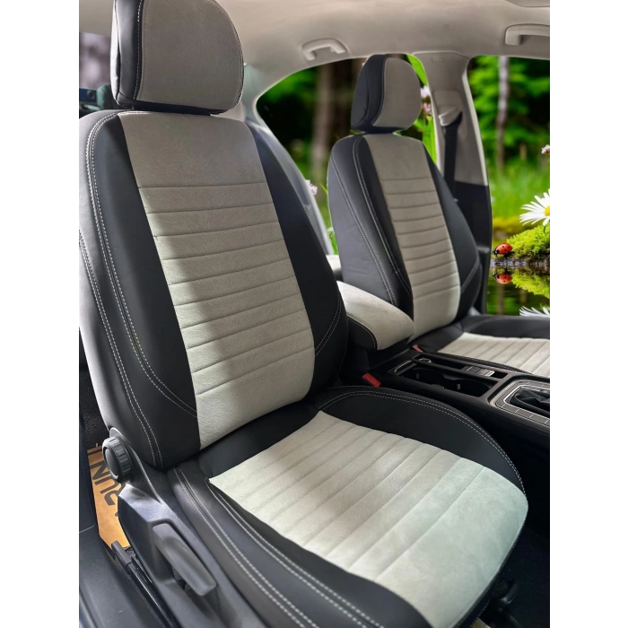 VOLKSWAGEN PASSAT B8 - KENAR SİYAH DERİ - ORTA A BEJ TAYTÜYÜ