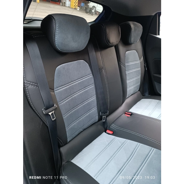 Renault Clio 5 K.Gri Tay Tüyü - Siyah Deri