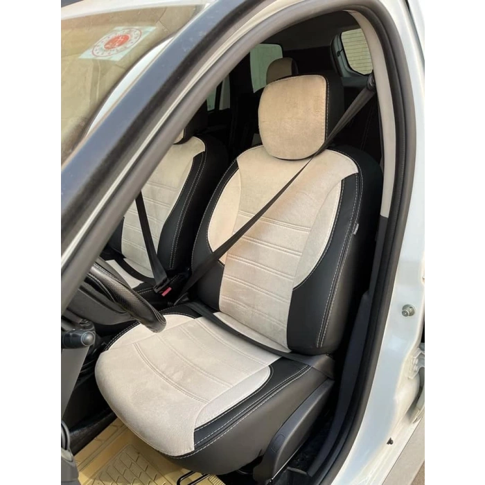 Renault Symbol Krem Tay Tüyü - Siyah Deri