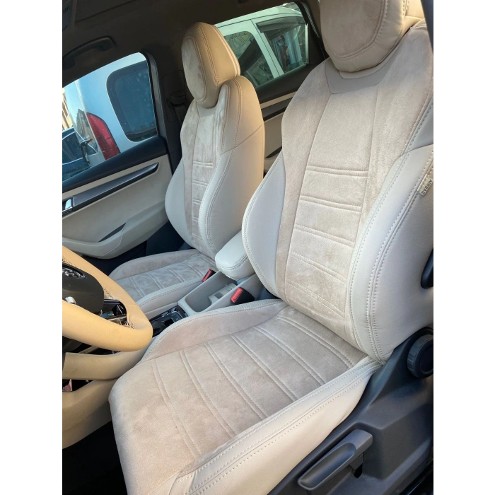 SKODA KAROQ A BEJ-600 DERİ