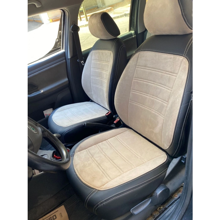 Skoda Roomster Krem Tay Tüyü - Siyah Deri