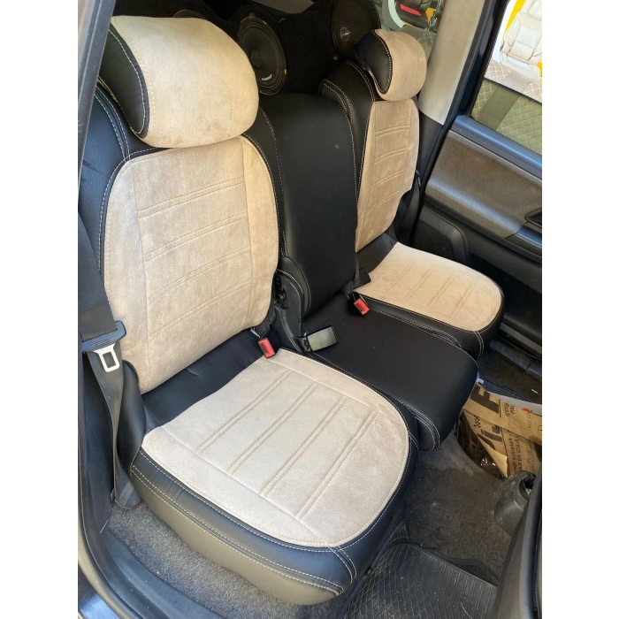 Skoda Roomster Krem Tay Tüyü - Siyah Deri