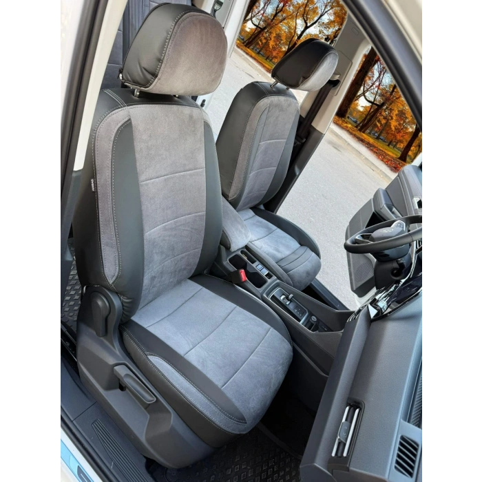 VOLKSWAGEN CADDY - ÖZEL DİKİM -ORTA TAYÜYÜ - KENAR ARJAN DERİ