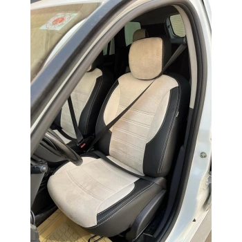 Renault Symbol Krem Tay Tüyü - Siyah Deri