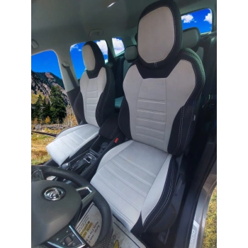 SKODA KAROG -ORTA A GRİ TAY TÜYÜ- 900 SİYAH RAŞEL