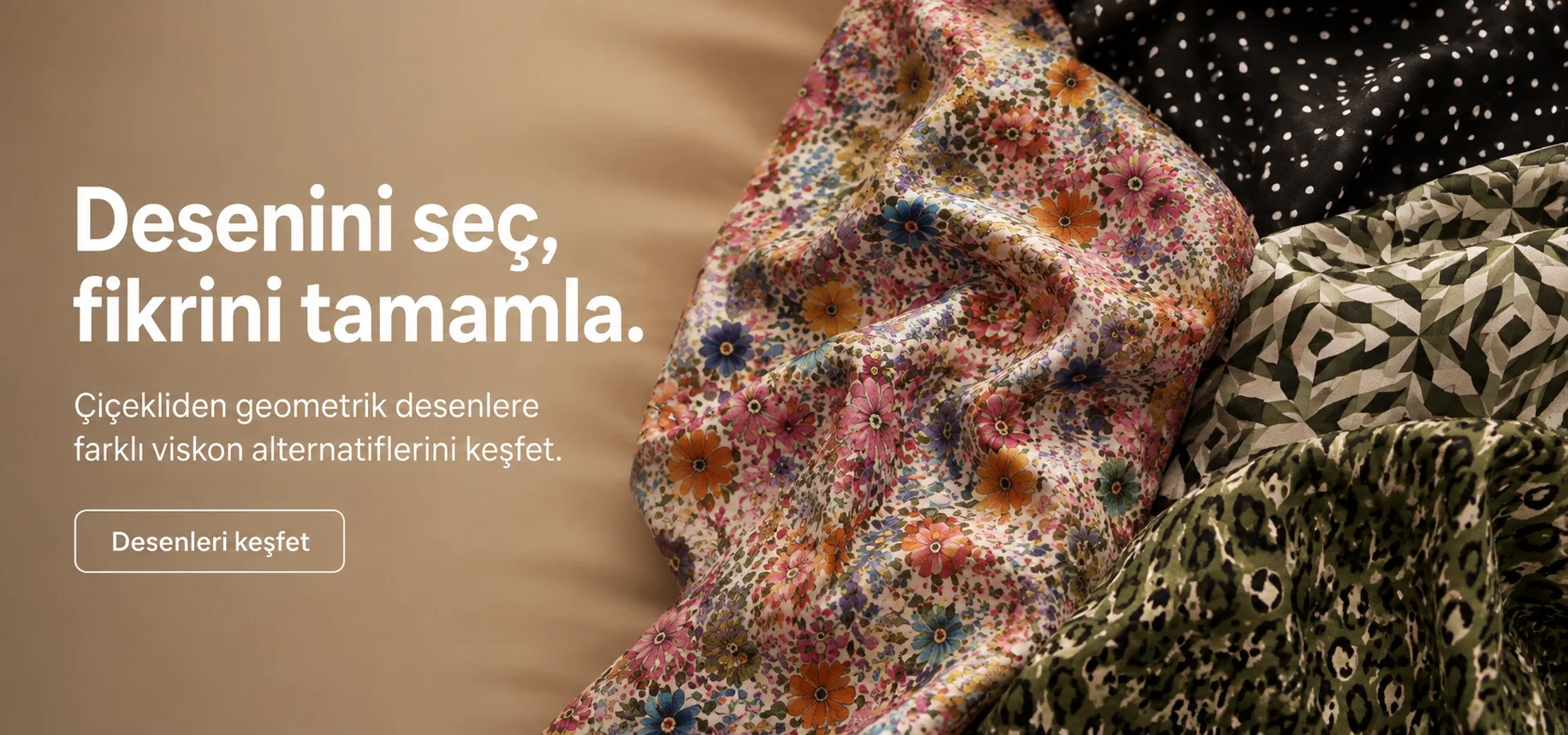 Firuze Kumaş desenini seç fikrini tamamla