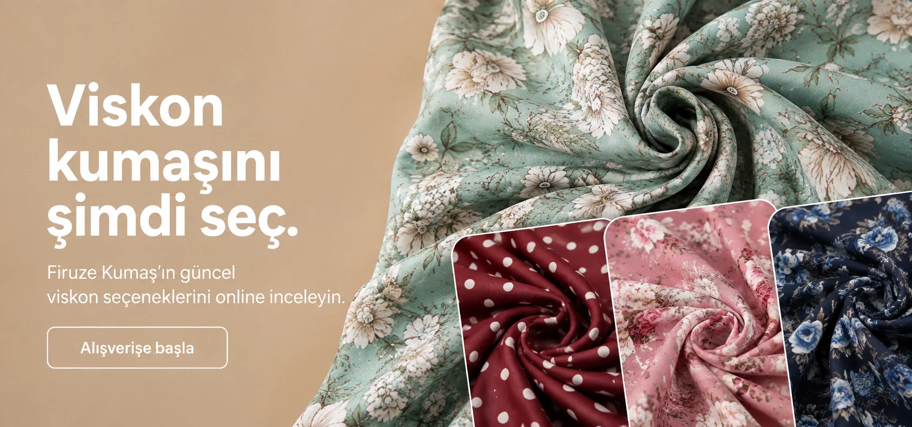 Firuze Kumaş rengine göre seç