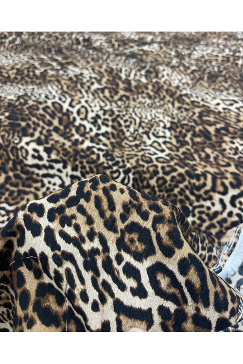 LEOPAR DESEN MAROKEN VİSKON