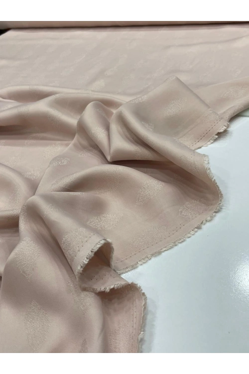 TOZ PEMBE ETNİK DESEN İPEK JAKAR
