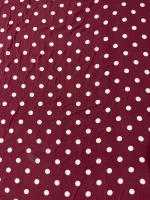 BORDO-BEYAZ PUANTİYE VİSKON